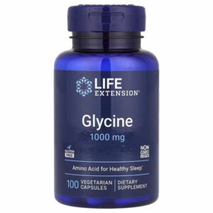 Life Extension®, Glycine, 1,000 mg, 100 Vegetarian Capsules