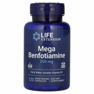 Life Extension®, Mega Benfotiamine, 250 mg, 120 Vegetarian Capsules
