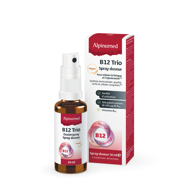Alpinamed®, B12 Trio Spray doseur, 30ml