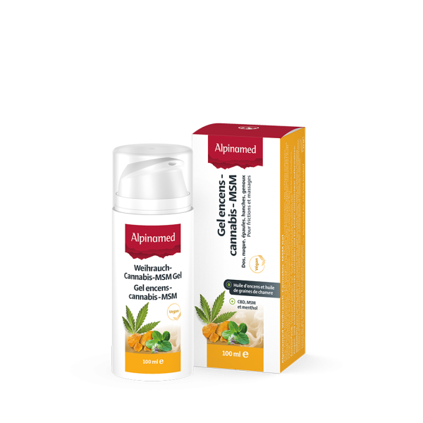 Alpinamed®, Gel encens-cannabis-MSM, 100ml