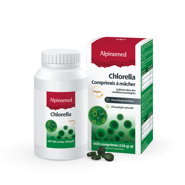 Alpinamed®, Chlorella Comprimés à mâcher, 600 comprimés