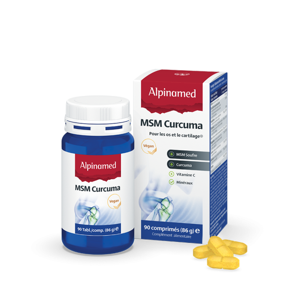 Alpinamed®, MSM Curcuma, 90 Comprimés