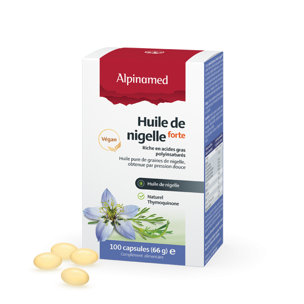 Alpinamed®, Huile de nigelle forte, 100 Capsules