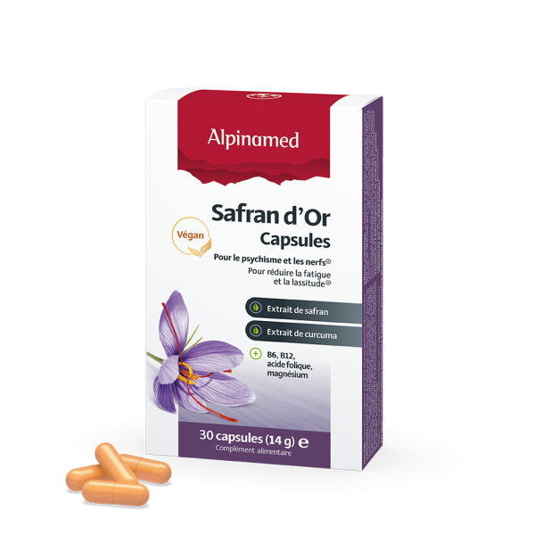 Alpinamed®, Safran d'Or, 30 Capsules