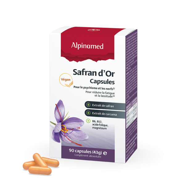 Alpinamed®, Safran d’Or, 90 Capsules