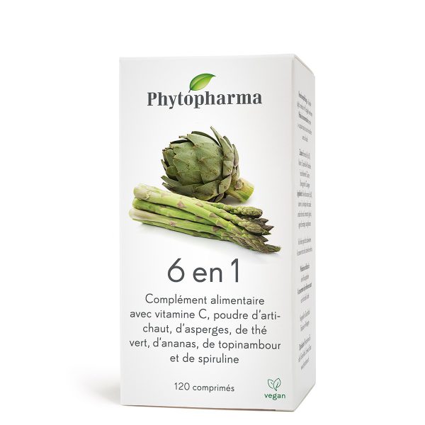 Phytopharma®, 6 en 1, 120 comprimés
