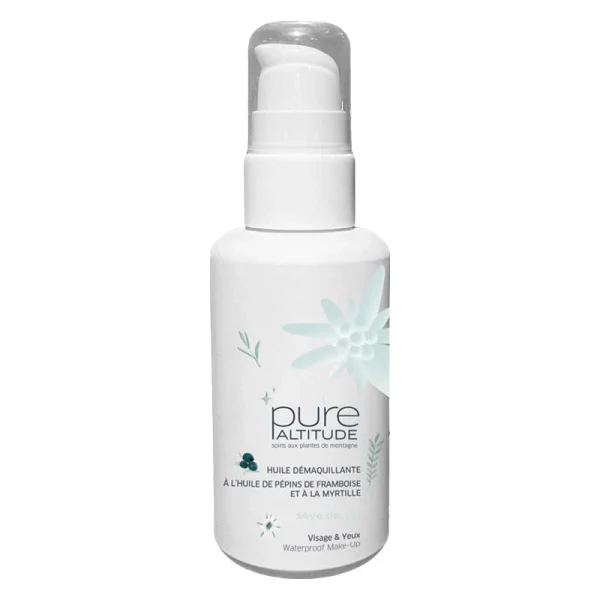 Pure Altitude®, Huile Démaquillante à l'Huile de Pépins de Framboise & à la Myrtille, 95ml