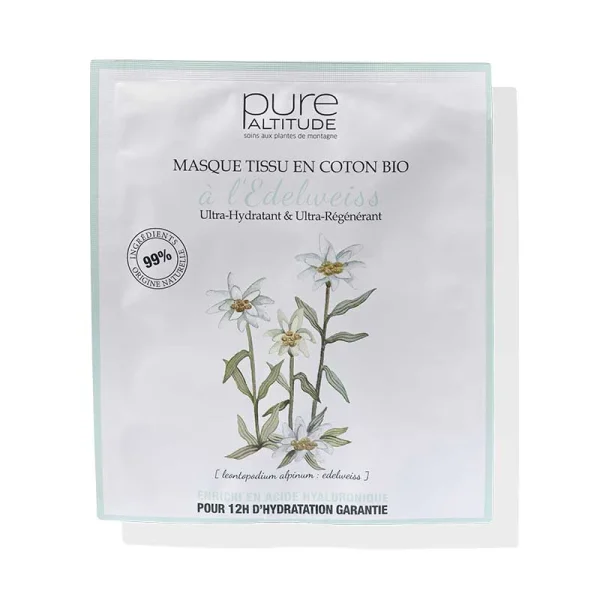 Pure Altitude®, Masque Tissu à l'Edelweiss, 15ml