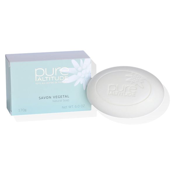Pure Altitude, Fleurs de Neige Plant-Based Soap, 170 g