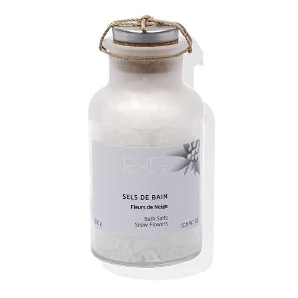 Pure Altitude, Fleurs de Neige Bath Salts, 300 g